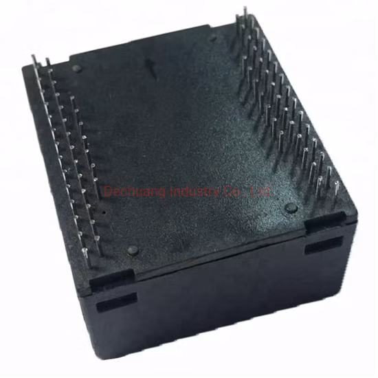 Ethernet Single Port Female Gigabit Electronic Components LAN DIP RJ45 Module Magnetic LAN Transformer